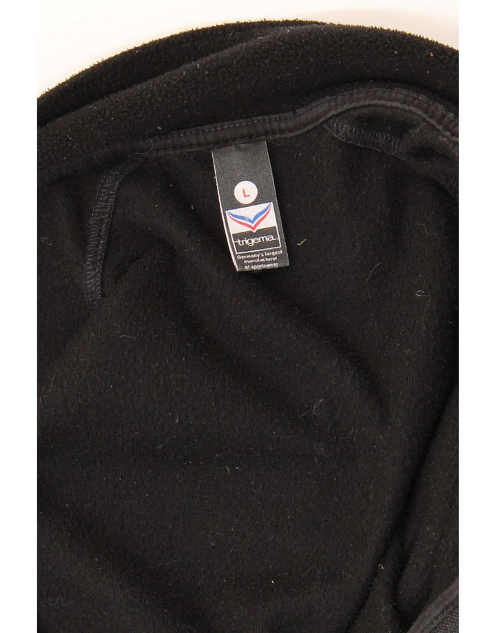 Trigema Dame Fleecejakke UK 16 Stor Sort Polyester