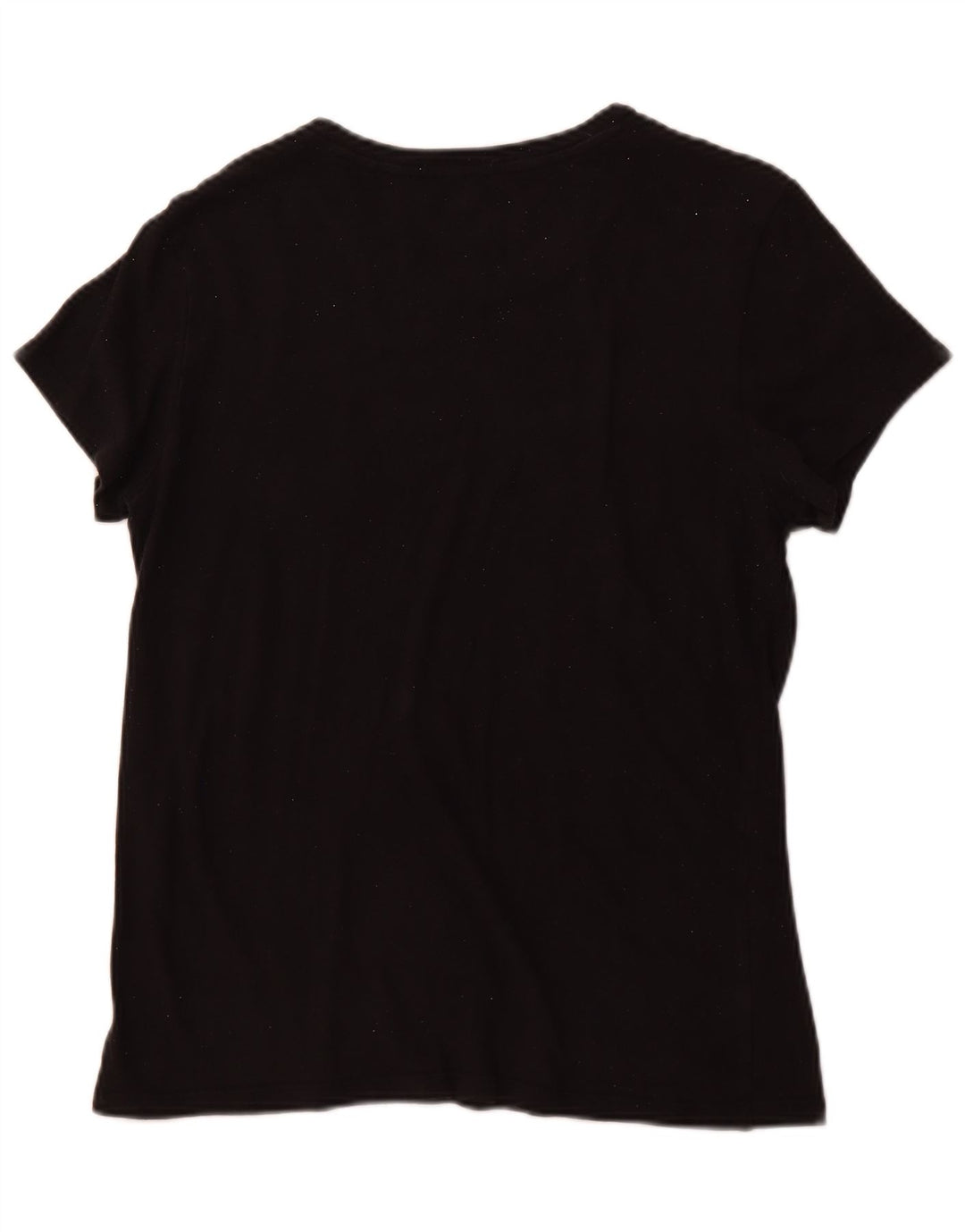 LEVI'S Womens Graphic T-Shirt Top UK 12 Medium Black