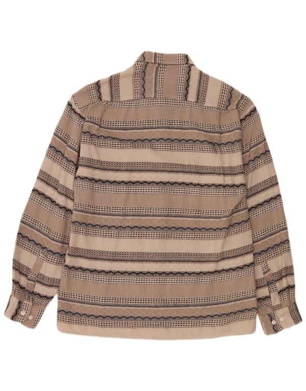 Engbers Herreskjorte Medium Beige Stribet