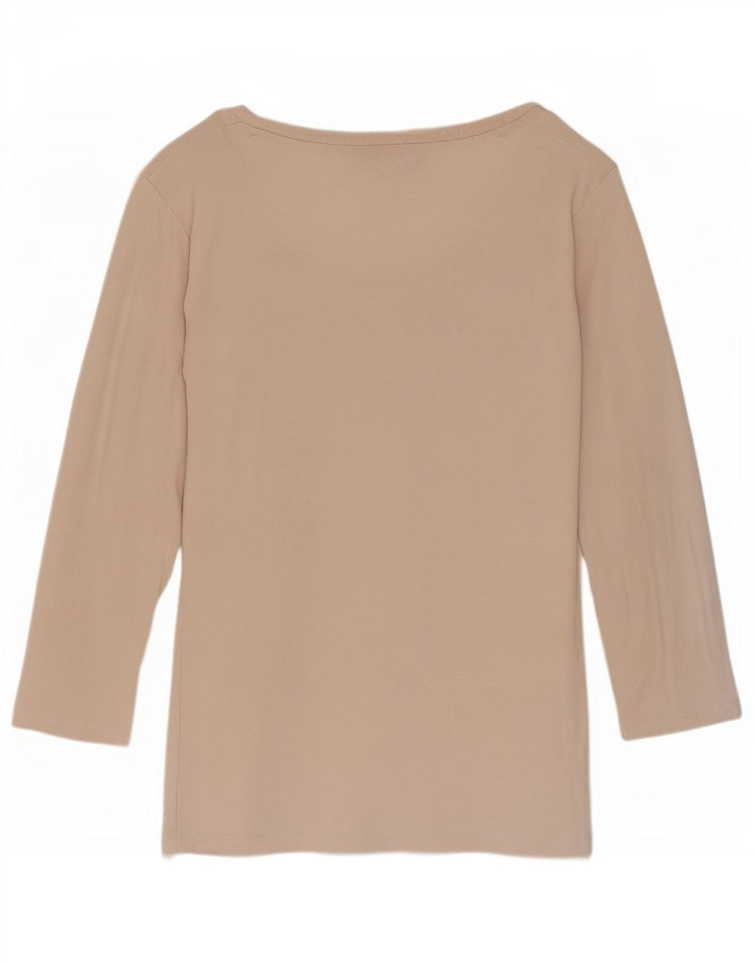 Laura Ashley Dame Top 3/4 ærmer UK 8 Small Beige Bomuld