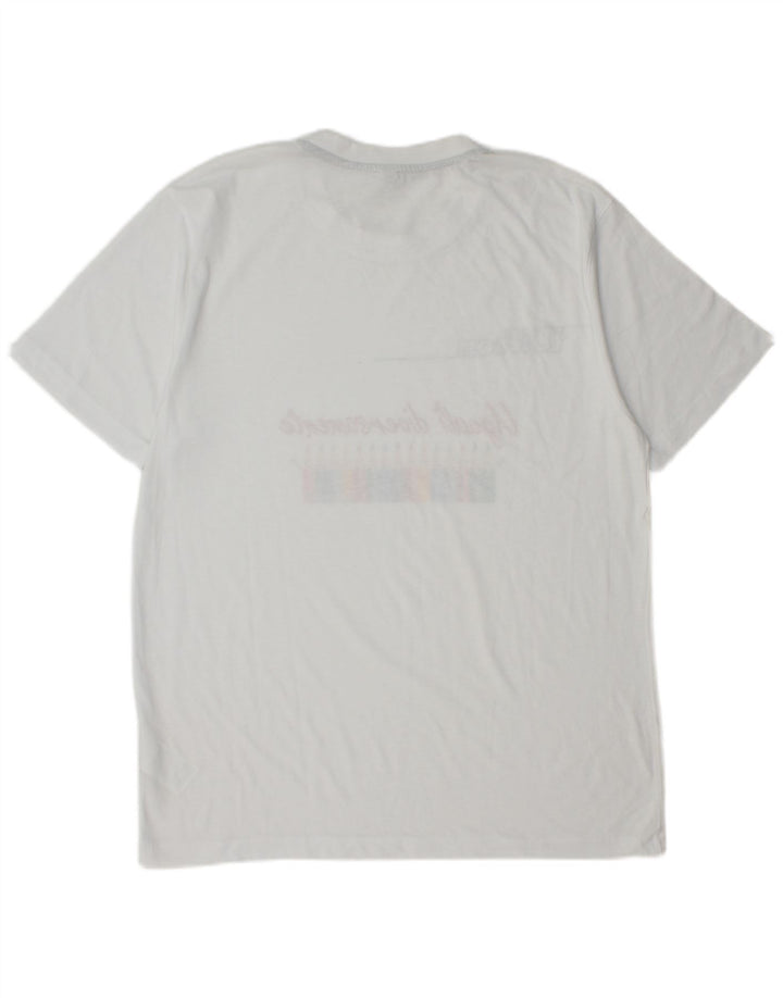 Wilson Herre grafisk T-shirt Top Stor hvid polyester