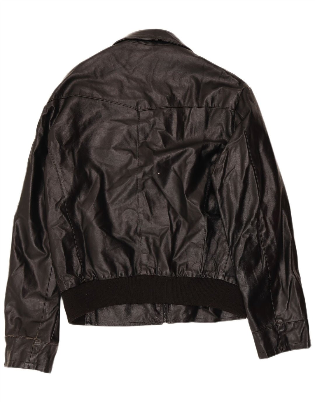 Vintage herre læderjakke UK 42 XL sort læder