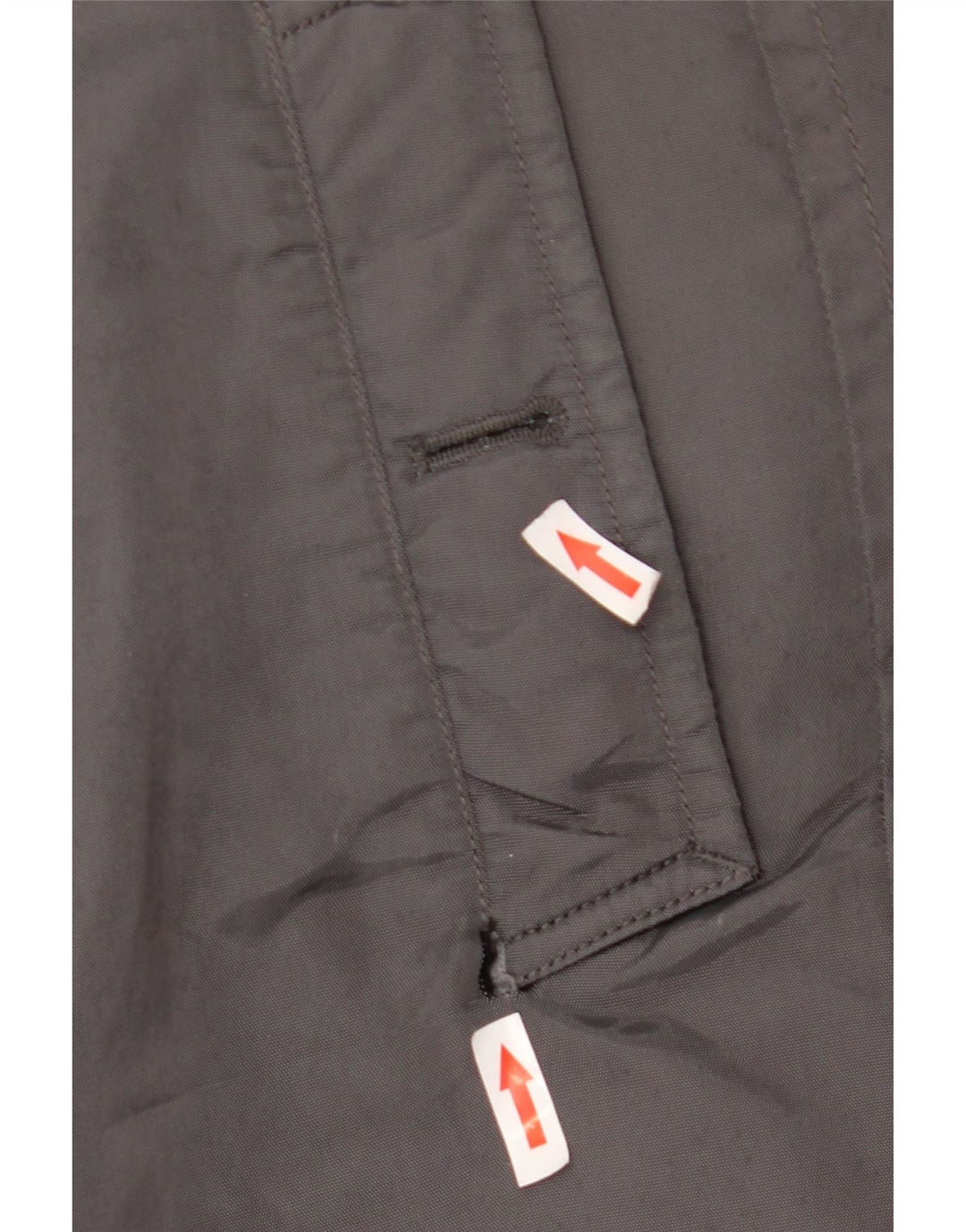 PEUTEREY Mens Raincoat UK 40 Large Grey Polyamide