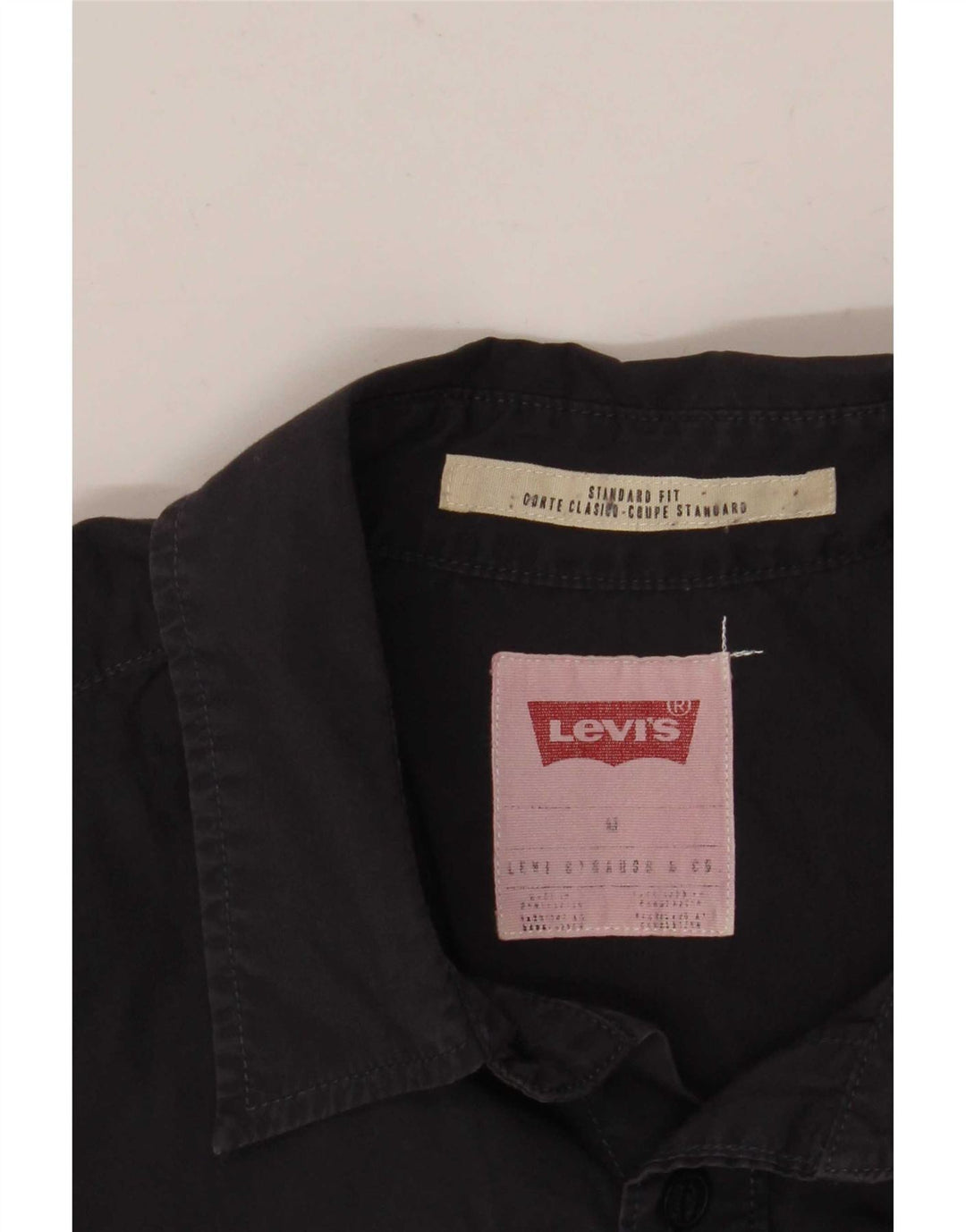 Levi's Herre Standard Fit skjorte Medium Navy Blue