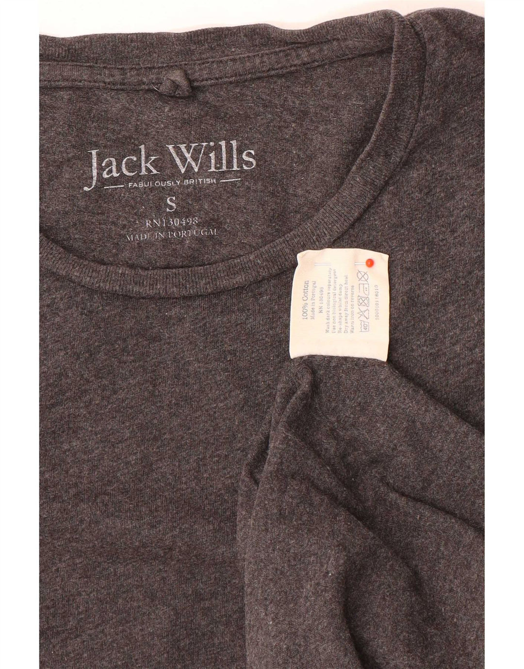 Jack Wills herre T-shirt top lille grå bomuld