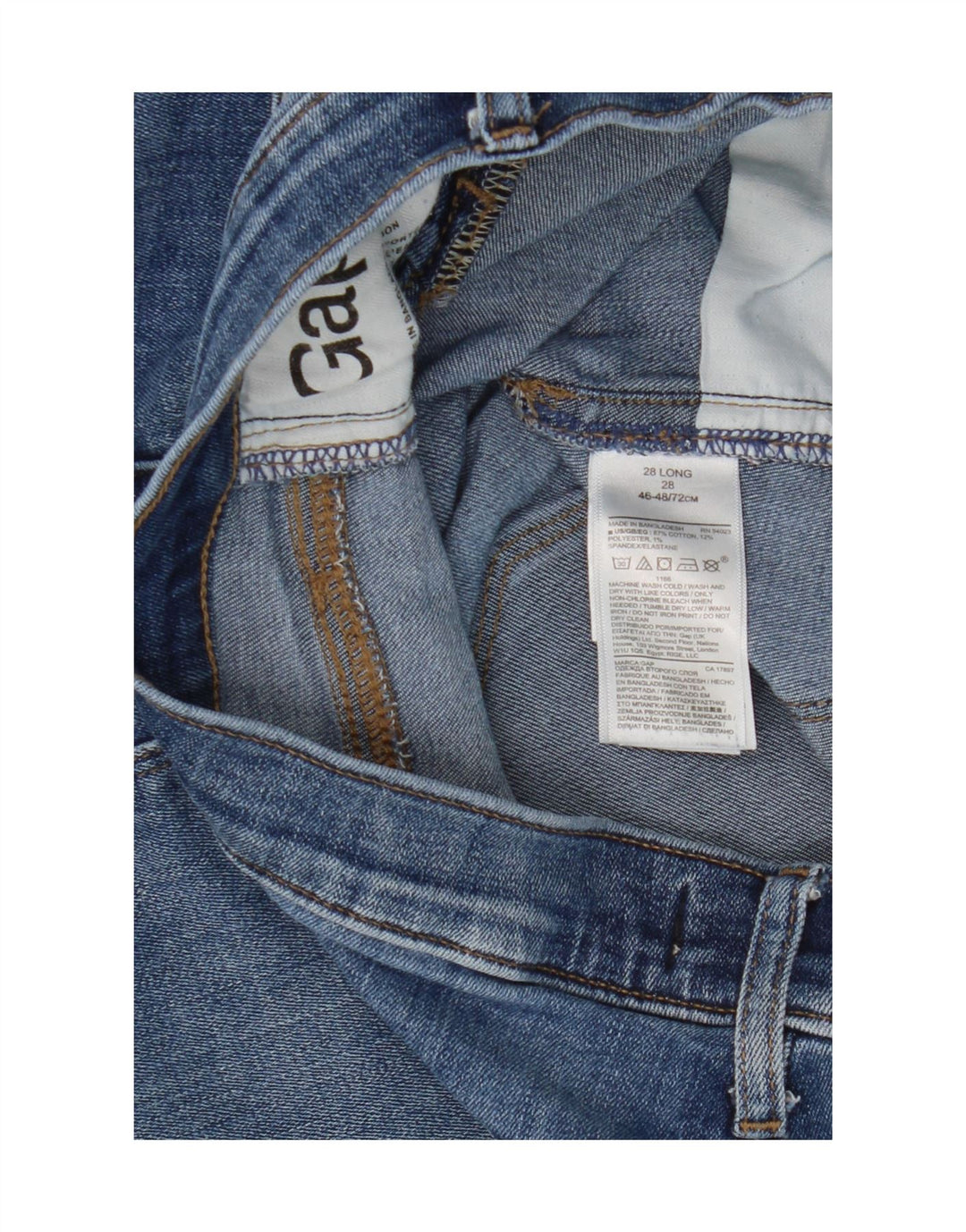 Gap Dame Skinny Jeans W28 L30 Blå Bomuld