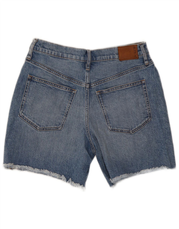 J. CREW Dame denimshorts i mellemhøj højde W27 Små blå bomuld