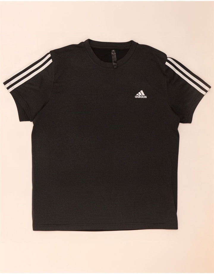Adidas Dame Climacool T-Shirt Top Stor Grå Polyester