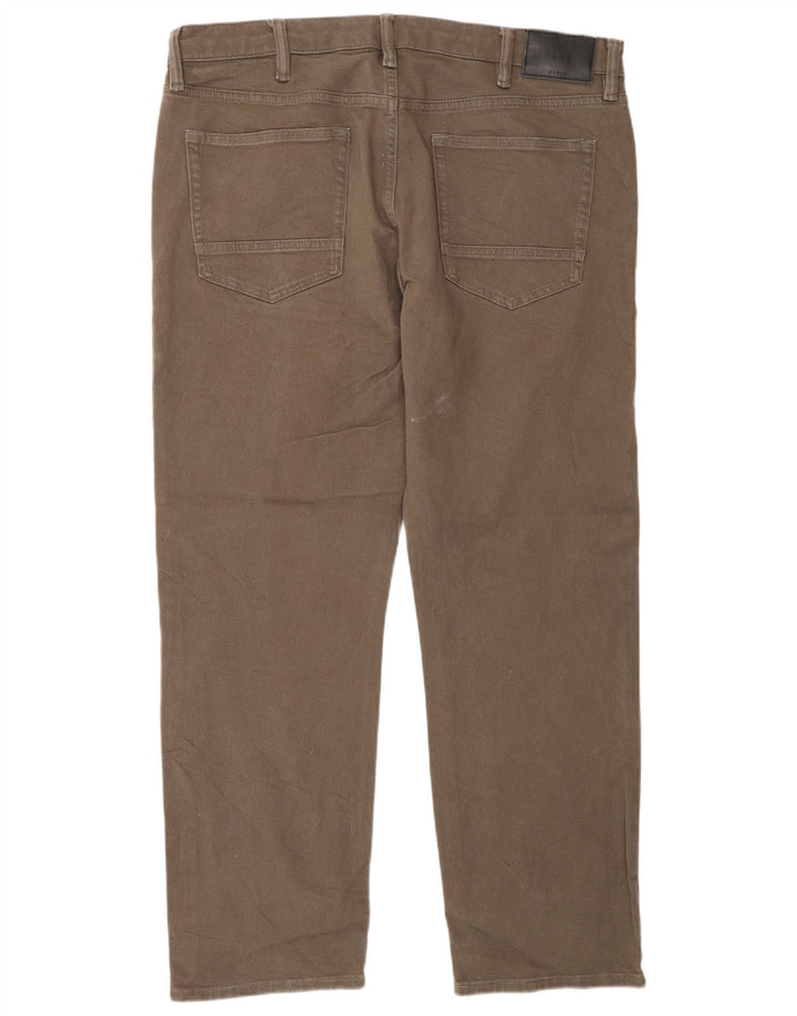 Marks & Spencer Straight Jeans til mænd W36 L29 brun bomuld