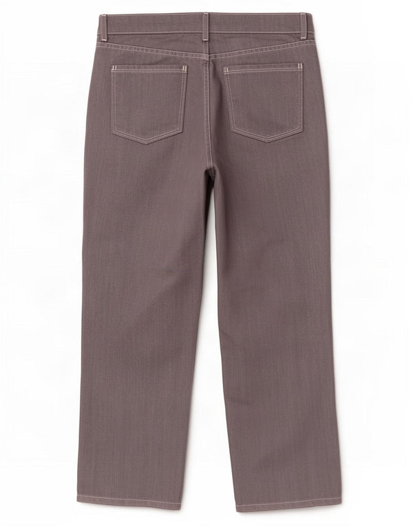 Marks & Spencer Womens Autograph Cropped Jeans UK 16 Large W32 L23 Grey
