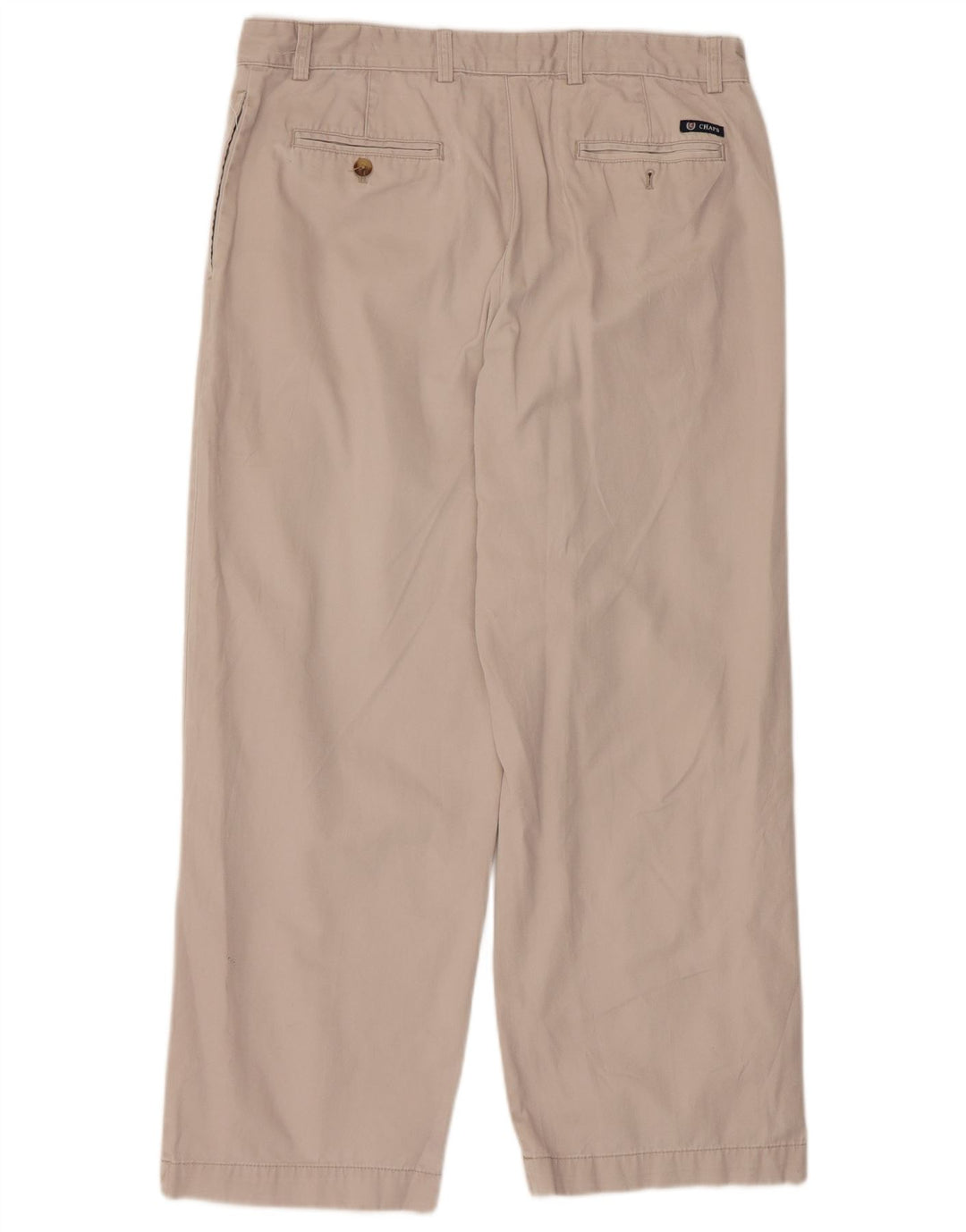 CHAPS Lige Chinobukser til mænd W34 L29 Beige Bomuld