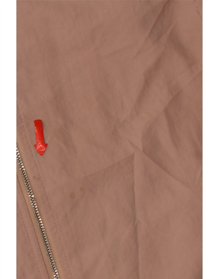 Zara Oversized Bomber Jacket UK 6 XS Pink Polyester