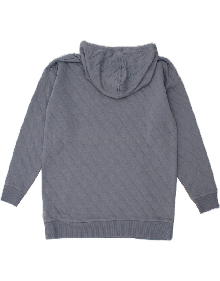 EDDIE BAUER Womens Oversized Hoodie Jumper UK 10 Small Blue Cotton Vintage Eddie Bauer and Second-Hand Eddie Bauer from Messina Hembry 