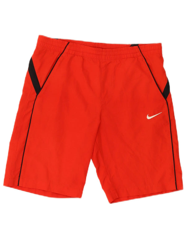 NIKE Sportsshorts til drenge 10-11 år Medium Rød Polyester