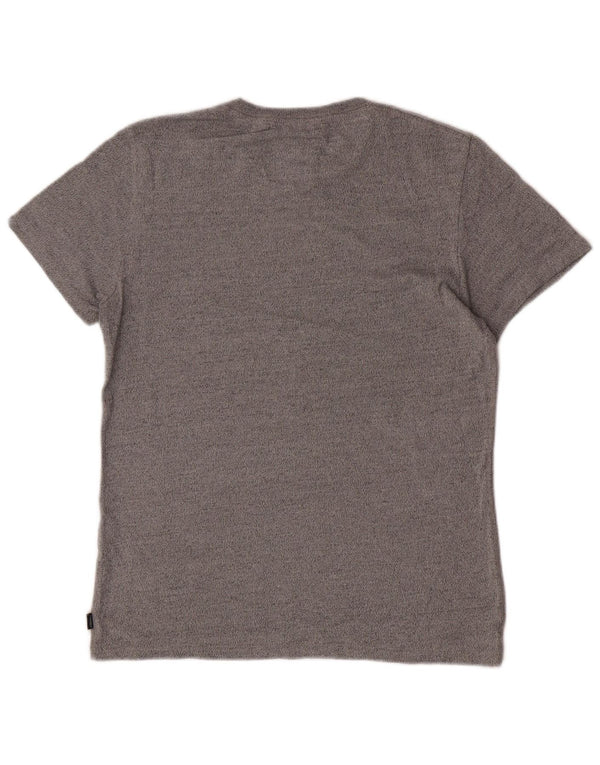 Superdry Grafisk T-shirt top til mænd, stor grå bomuld