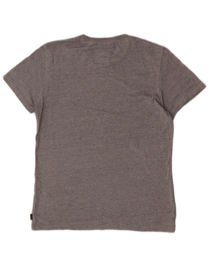 Superdry Grafisk T-shirt top til mænd, stor grå bomuld