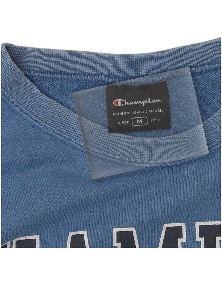 Champion Herre Grafisk Sweatshirt Jumper Medium Blue