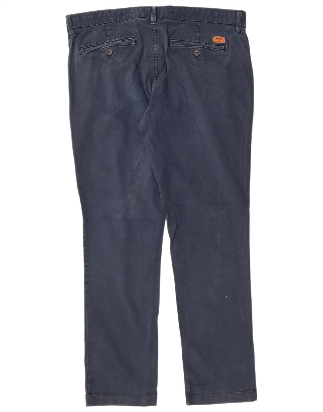 TIMBERLAND Slim Chino-bukser til mænd W36 L30 Marineblå bomuld