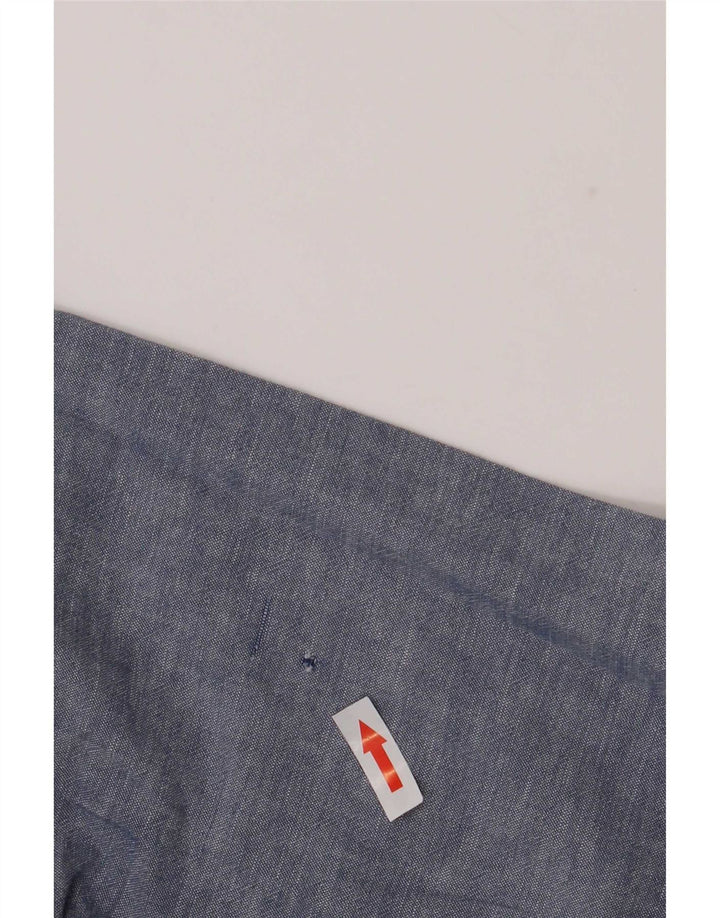 Jack & Jones Herre Slim Fit Pullover Shirt Stor blå Flecked Bomuld
