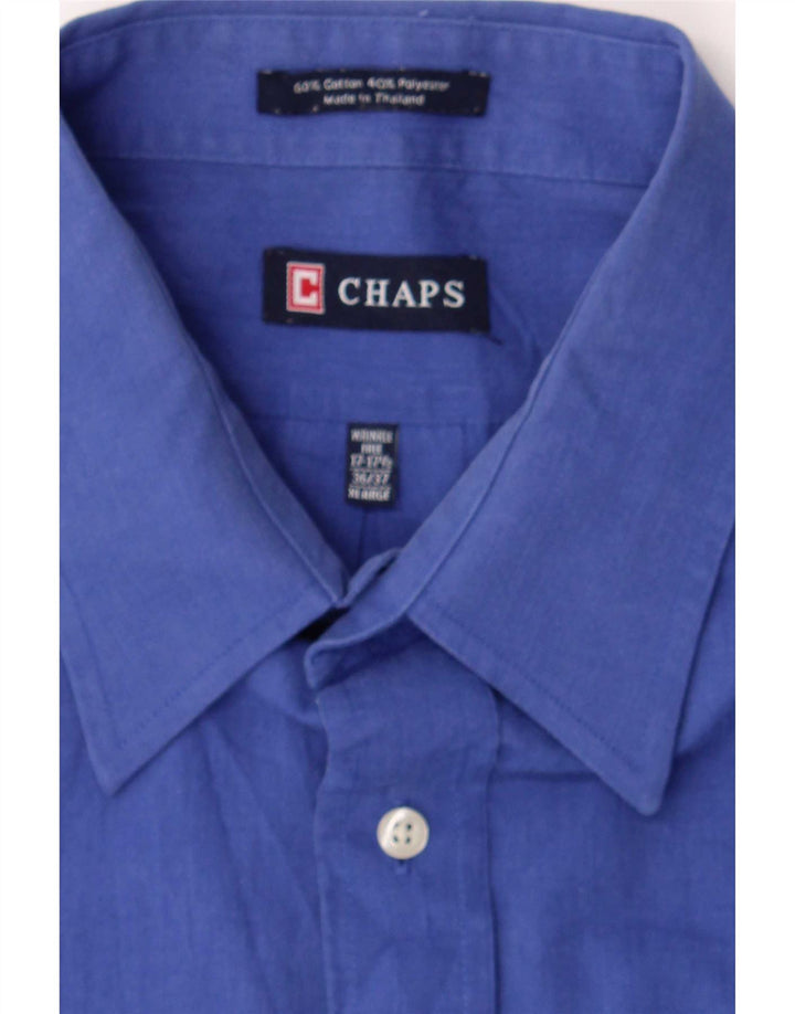 Chaps Herreskjorte Str. 17 1/2 XL Blå Bomuld