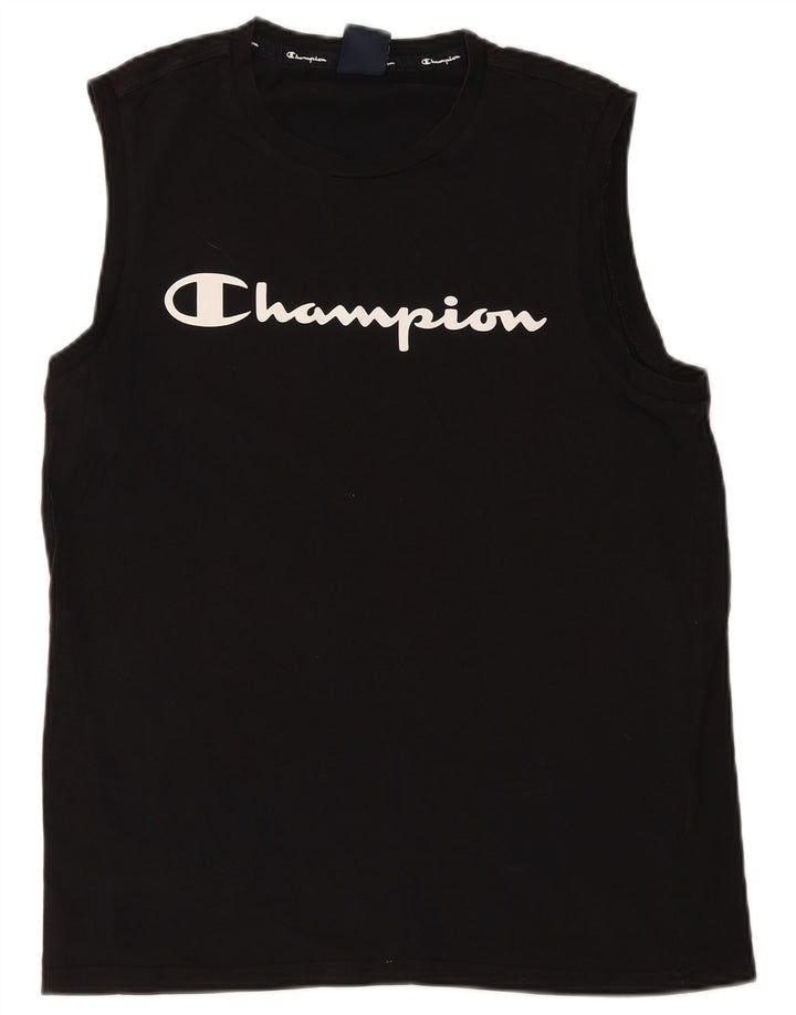 Champion Herre Grafisk Vest Top Stor Sort