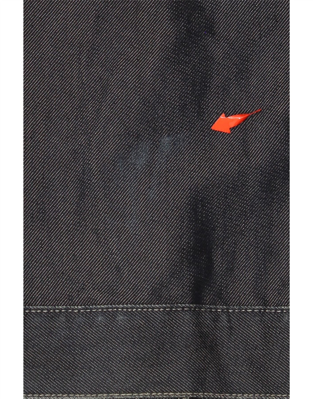 TED BAKER Dame Crop denimjakke Størrelse 2 Lille Grå Bomuld