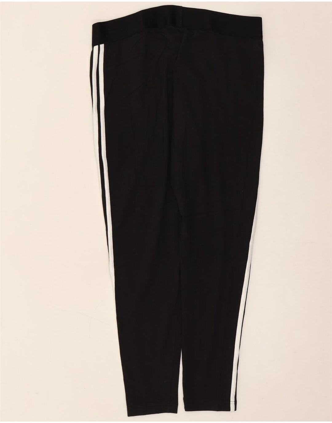Adidas Womens Regular Fit Leggings UK 20/22 XL Sort
