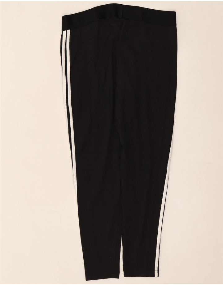 Adidas Womens Regular Fit Leggings UK 20/22 XL Sort