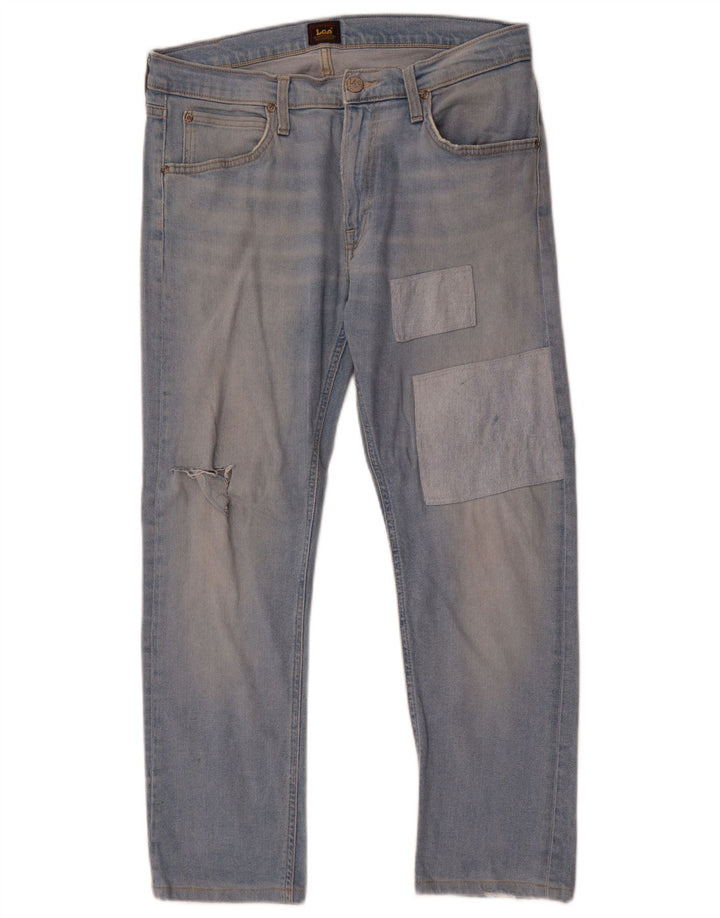 Lee Herre Luke Slim Jeans W32 L27 Blå Bomuld