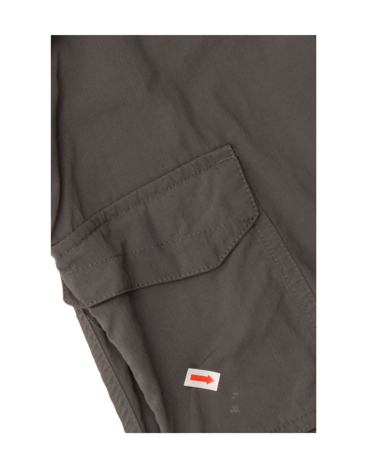 COLUMBIA Womens Straight Cargo Trousers US 8 Medium W30 L32 Grey Nylon