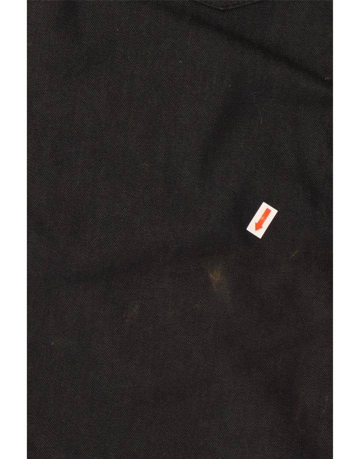 TRUSSARDI Straight jeans til mænd W36 L33 sort bomuld