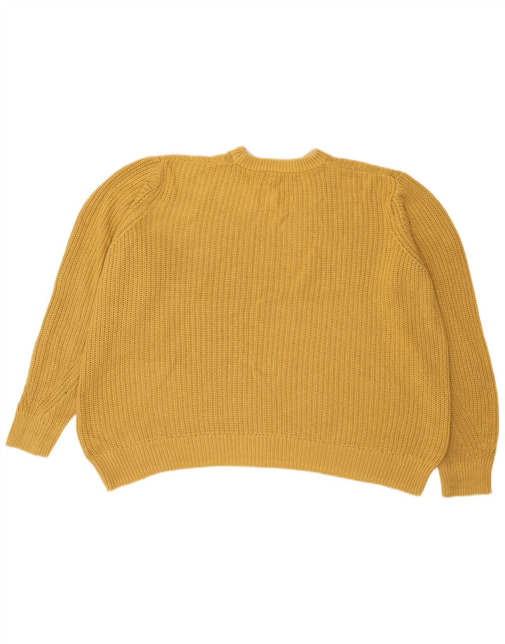 Marks & Spencer Dame sweater med rund hals DK 16 Stor Gul