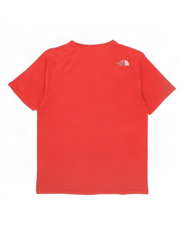 The North Face Herre grafisk T-shirt Top Medium Rød Bomuld