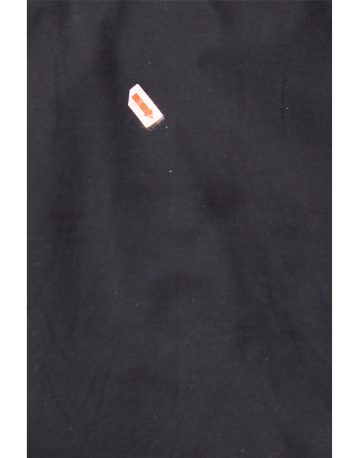 VINTAGE Herre Windbreaker Jacket UK 44 2XL Navy Blue Bomuld