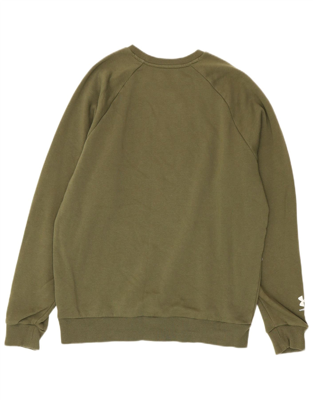Under Armour Herre Grafisk Sweatshirt Jumper Medium Khaki Bomuld