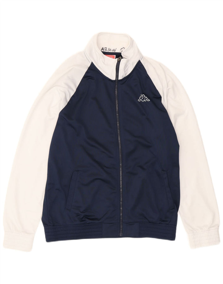 Kappa Træningsdragt til mænd Topjakke XL Marineblå Colourblock Polyester