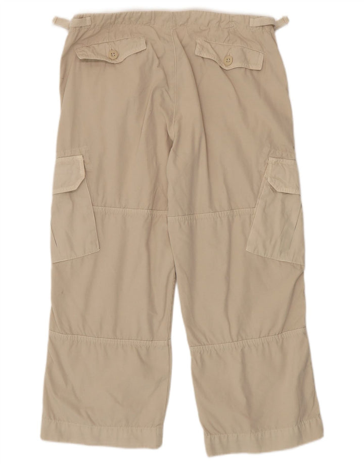 Gas Dame Cargo Cropped Bukser W29 L23 Hvid Bomuld