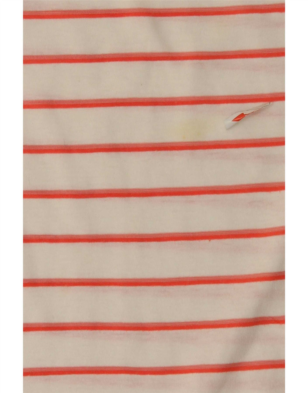 C&A Dame T-Shirt Top UK 16 Stor hvid stribet bomuld