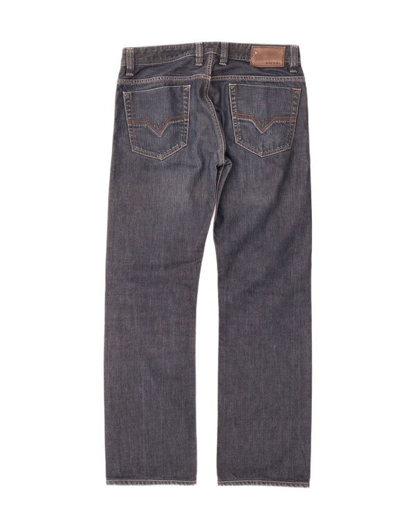 Diesel Herre Viker Straight Jeans W30 L31 Blå Bomuld