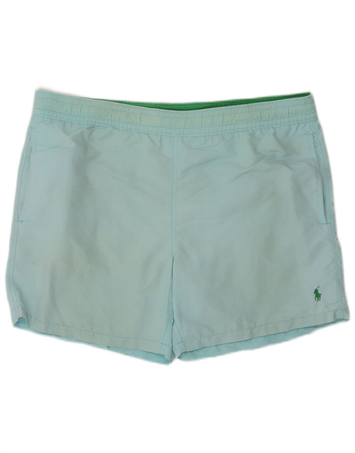 Polo Ralph Lauren Badeshorts til mænd mellemblå nylon