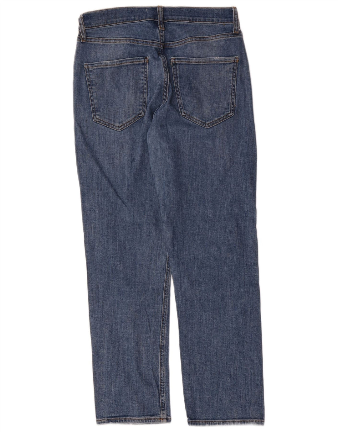 Zara Dame Straight Jeans EU 40 Medium W30 L27 Blå