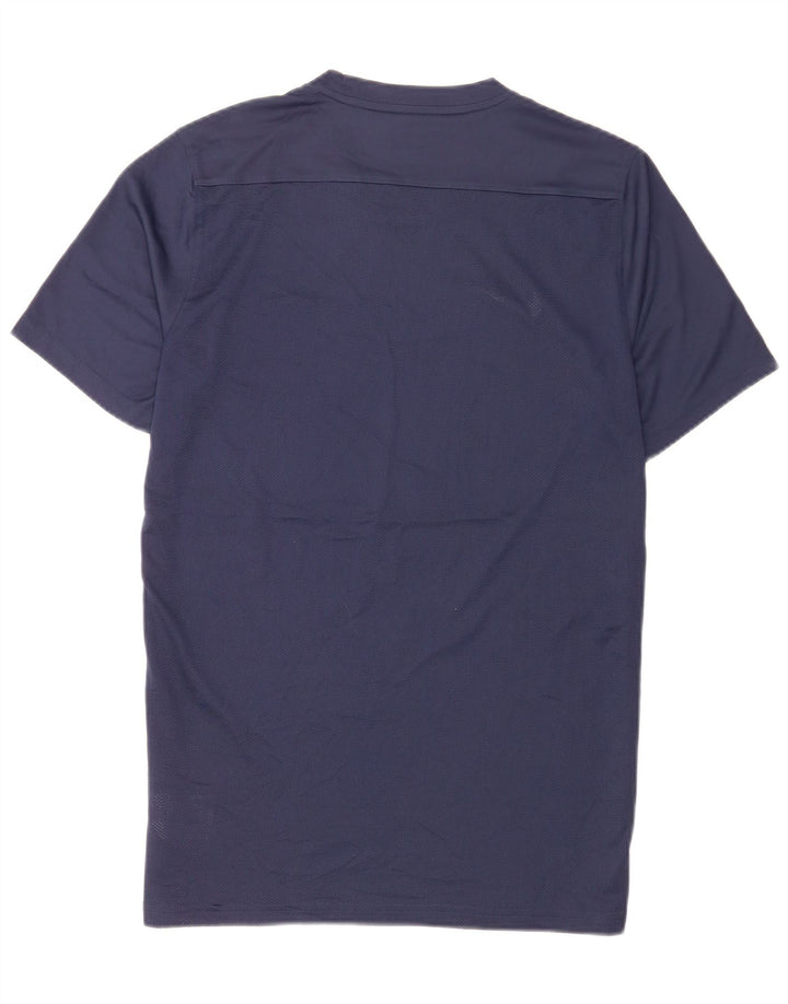 Nike Herre Dri Fit T-shirt Top Stor marineblå polyester