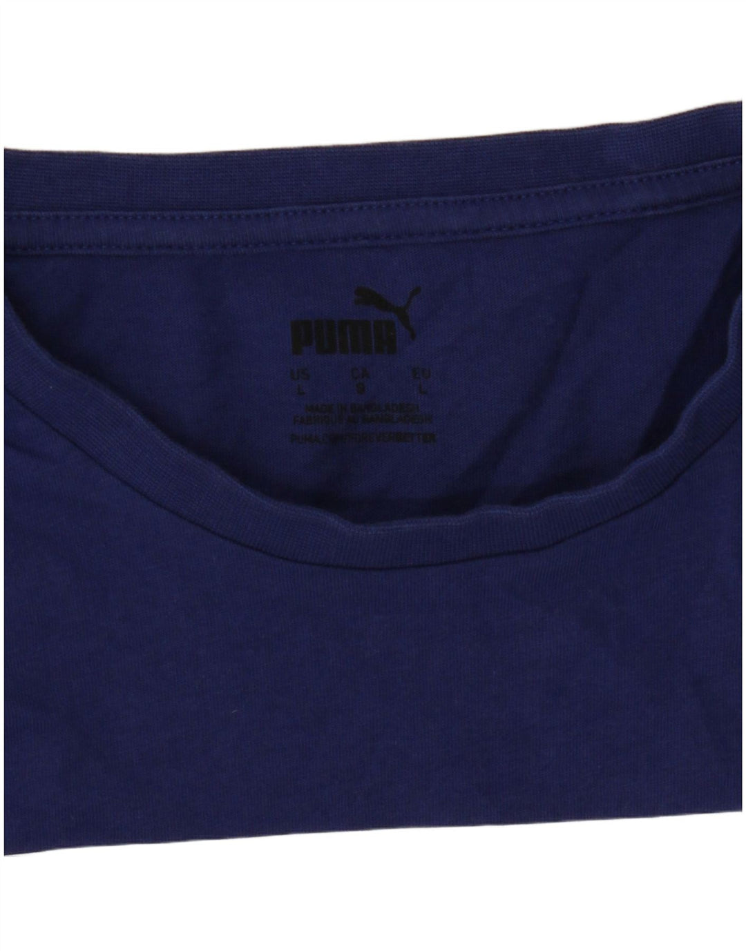 Puma Herre Grafisk T-Shirt Top Stor Blå
