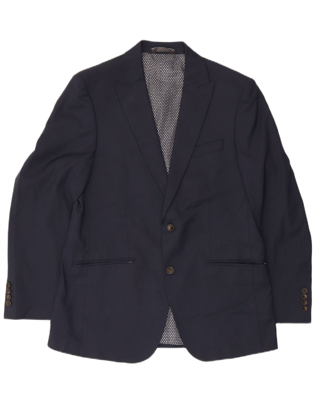 Marks & Spencer Herre 2-knaps blazerjakke UK 40 Stor marineblå polyester