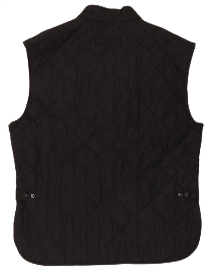 Barbour Womens Quiltet Gilet UK 18 XL Navy Blue Polyester