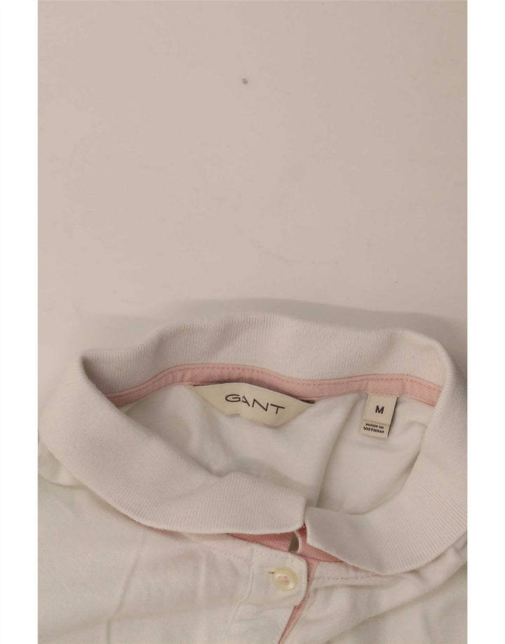 Gant Dame Polo Shirt UK 14 Medium White