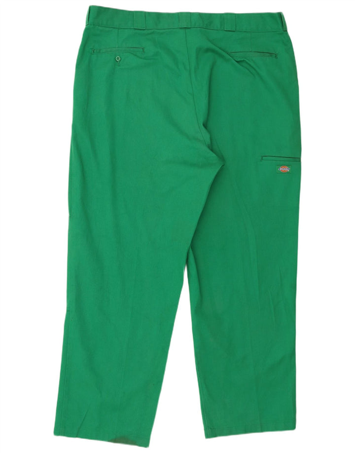 Dickies Herre Straight Cargo Bukser W44 L32 Grøn Polyester
