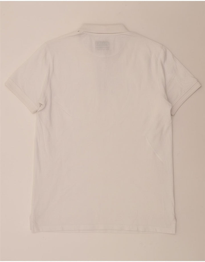 AVIREX Mens Polo Shirt 2XL White Cotton
