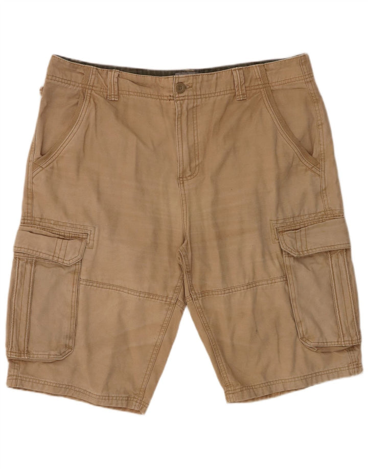 MOUNTAIN WAREHOUSE Herre Cargo Shorts W38 XL Beige Bomuld