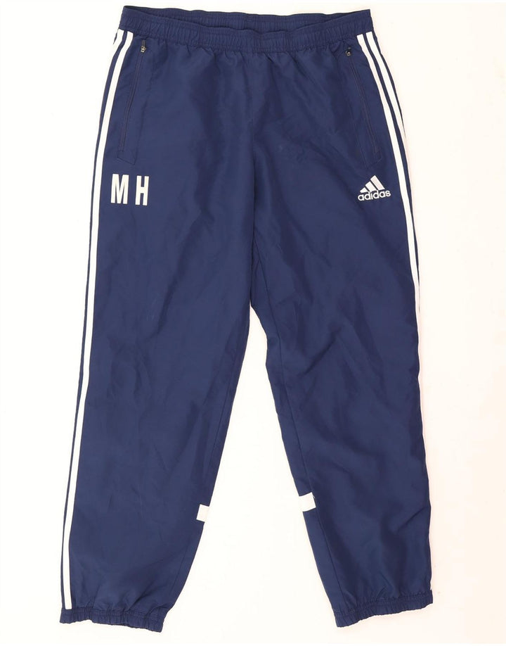 Adidas Herre træningsdragt Bukser Joggers Large Navy Blue Polyester